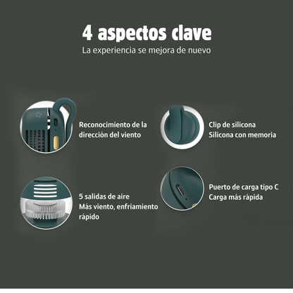 Mini Ventilador Portatil con Clip