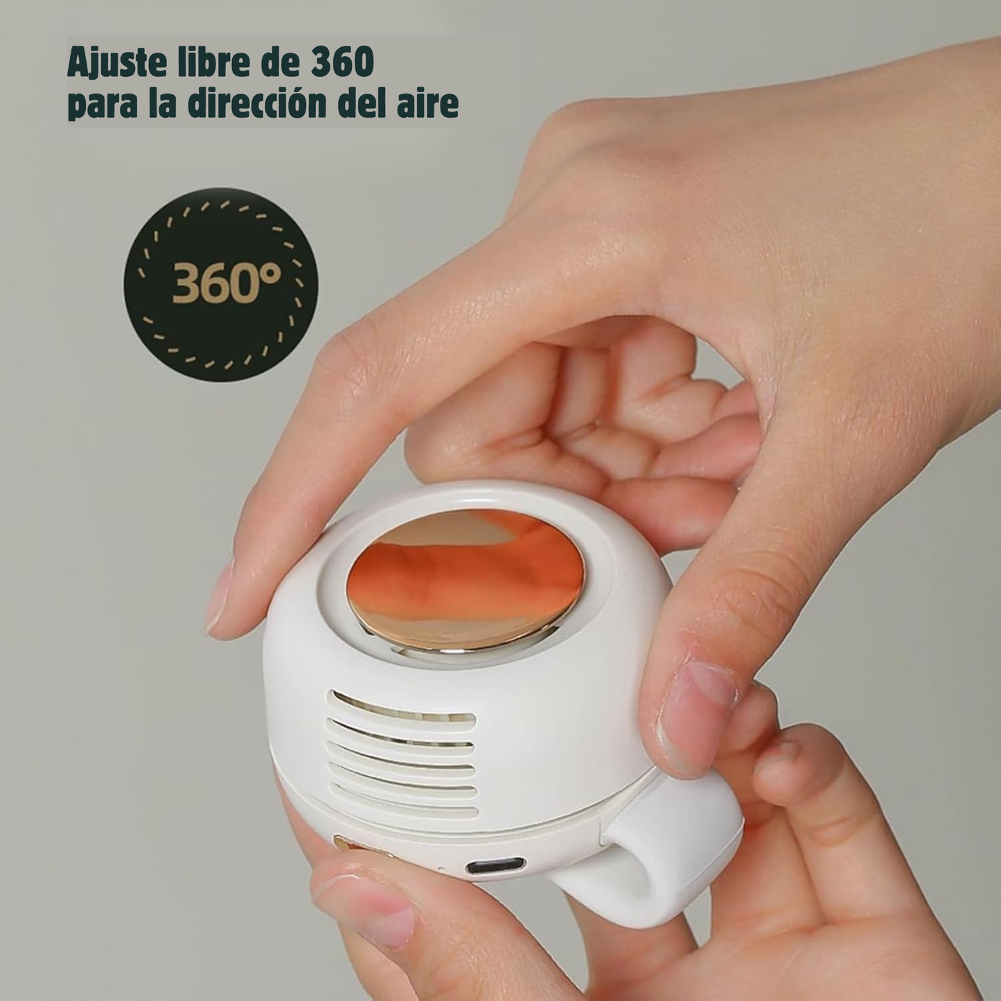 Mini Ventilador Portatil con Clip