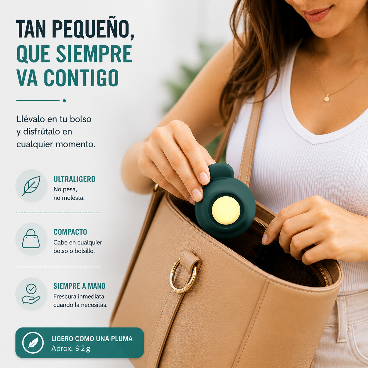 Mini Ventilador Portatil con Clip